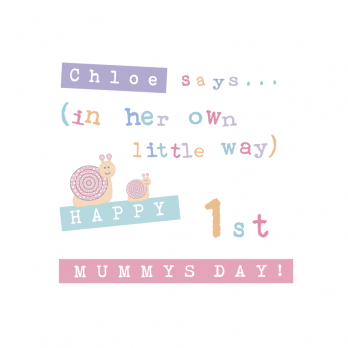 1ST MOTHERS DAY GIR